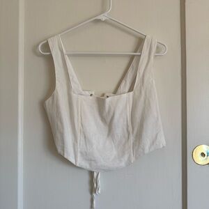 Fashion Nova White Crop Top